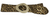 Suede Gold Buckle Belt
