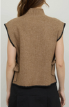 Extended Shoulder Mock Neck