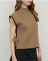 Extended Shoulder Mock Neck