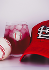 Baseball Jeweled Stemless Wine Glass