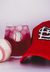 Baseball Jeweled Stemless Wine Glass