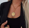 Lariat Coin Necklace