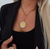 Lariat Coin Necklace