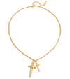 Double Cross Necklace