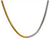 Two Tone Snake Chain Necklace