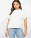 Ruffle Sleeve Top