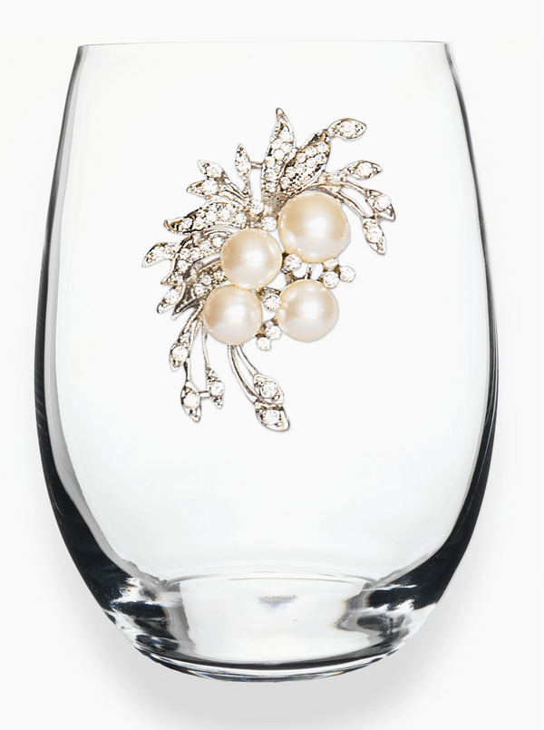Pearl Bouquet Wine Glass