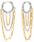 Chain Huggie Hoops