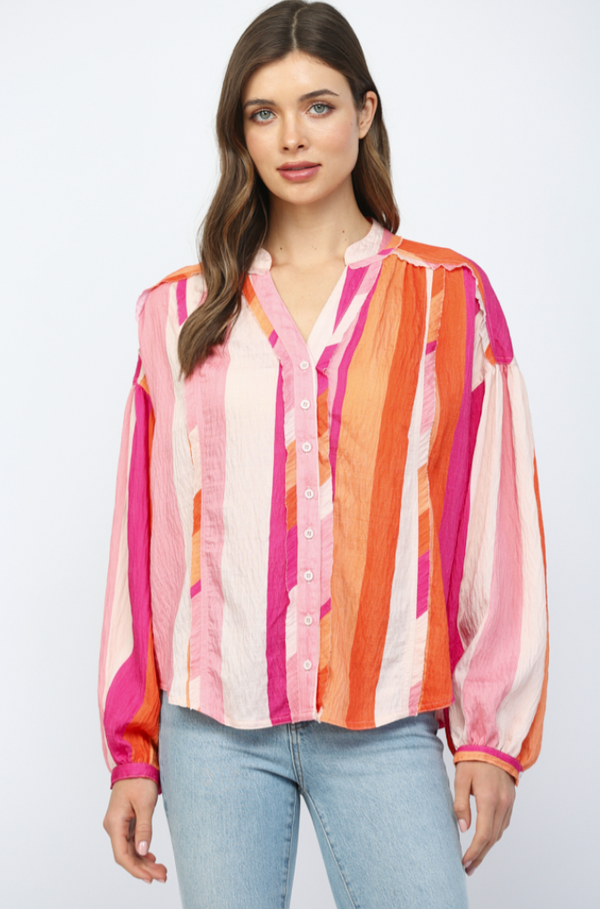 Sunset Button Down