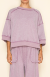Washed Seamed Pullover