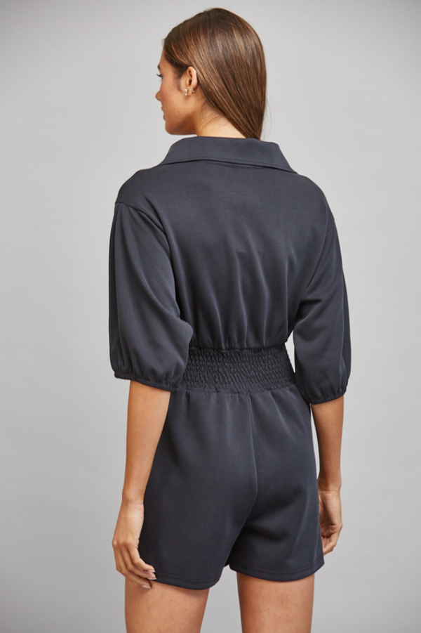 Zip Front Romper