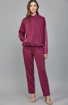 Satin Trim Hoodie