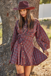 Plaid Wrap Dress