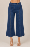 Stitch Detail Crop Flares