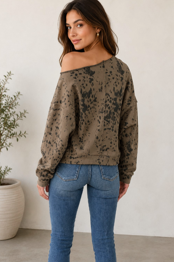One Shouler Sweatshirt
