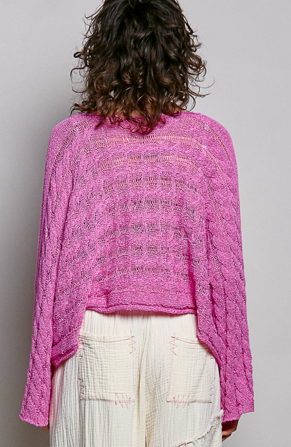 Twisted Cable Sweater