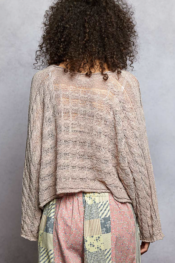 Twisted Cable Sweater