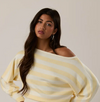 Boat Neck Dolman Sweater