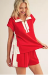 Zip Top Short Set