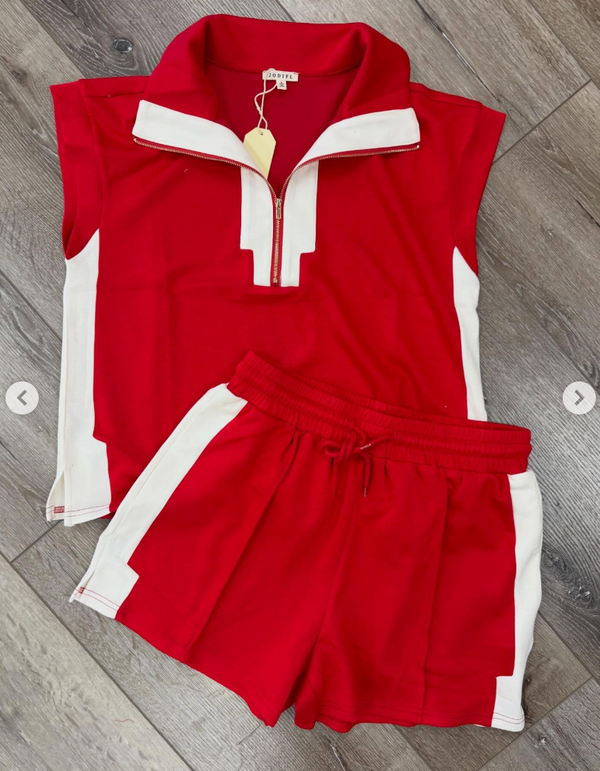 Zip Top Short Set