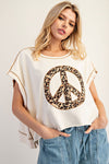 Leopard Peace Open Back Top