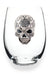Skull Jeweled Stemless Wine Glass