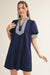 Stripe Accent Shift Dress