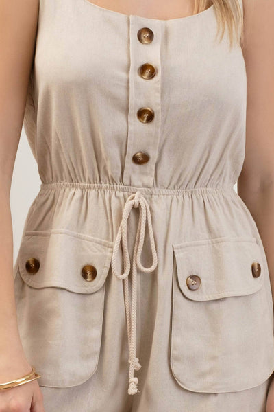 Button Down Romper