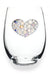 Stone Heart Wine Glass
