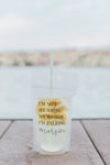 Slurring My Words - Cursive Drink Pouch