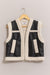 Shearling Semi Crop Vest