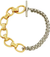 Two Tone Link and Lock Bracelet