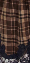 Plaid Halter Top