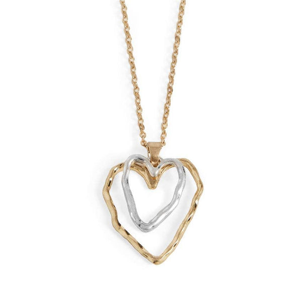 Double Heart Necklace