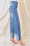 Cuffed Boyfriend Jeans