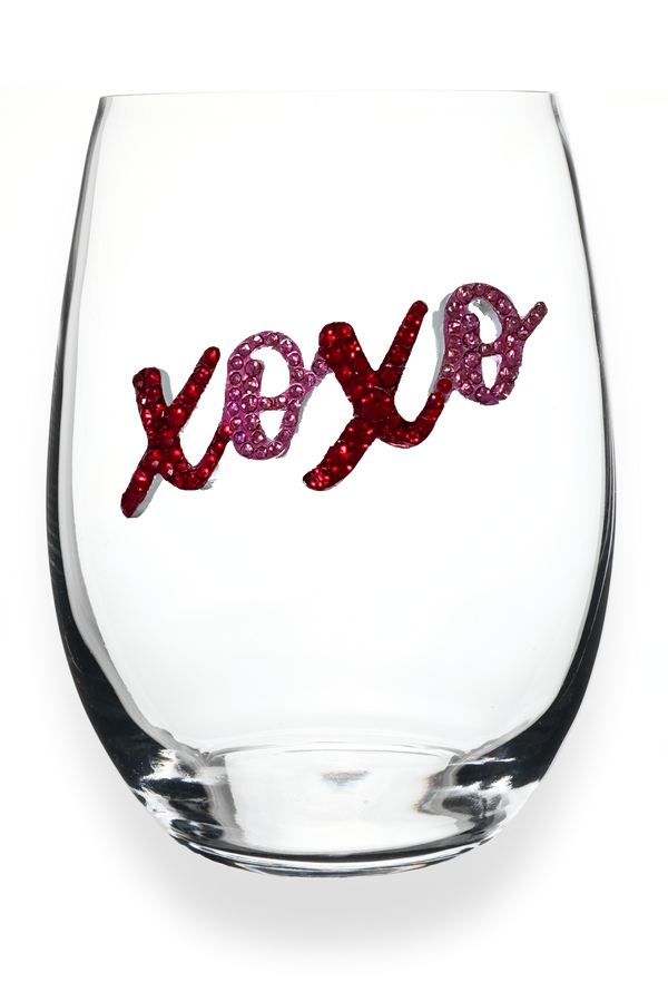 XOXO Wine Glass