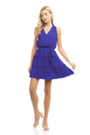 Belted Surplice Dress