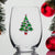 Christmas Tree Wine Glass