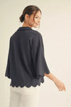 Scallop Edge Top
