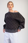 Off Shoulder Pullover