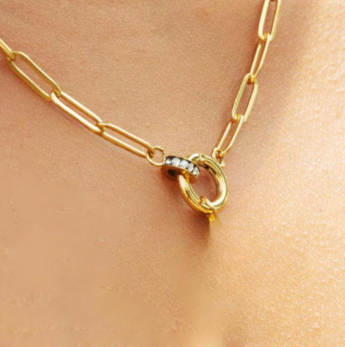 Lia Charm Holder Necklace