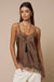 Asymmetrical Satin Cami