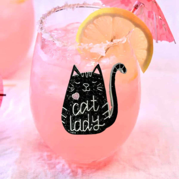 Cat Lady Glass