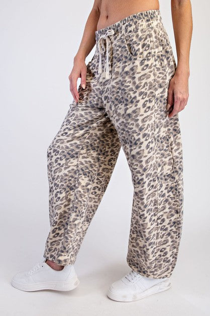 Animal Print Joggers