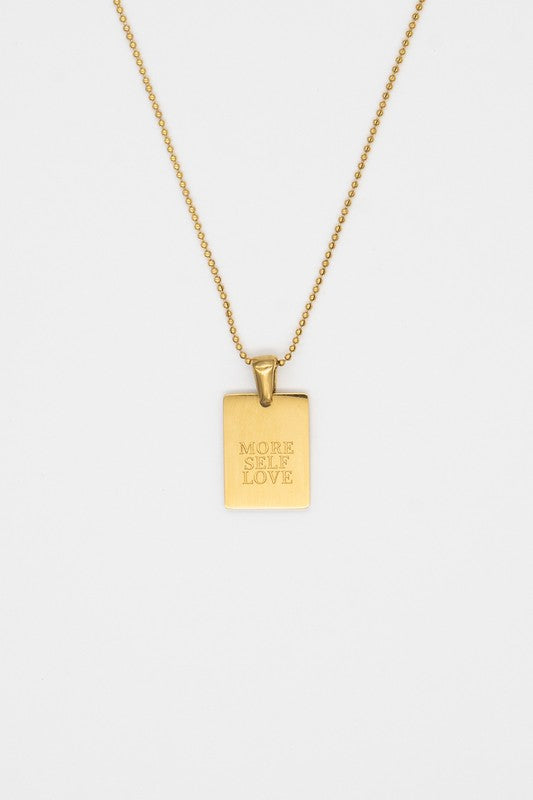 More Self Love Pendant