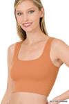 Square Neck Crop Tank