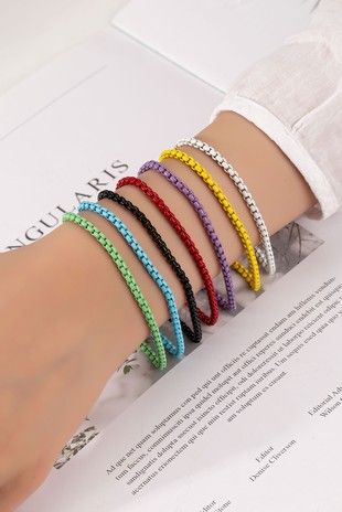 Color Enamel Bracelet