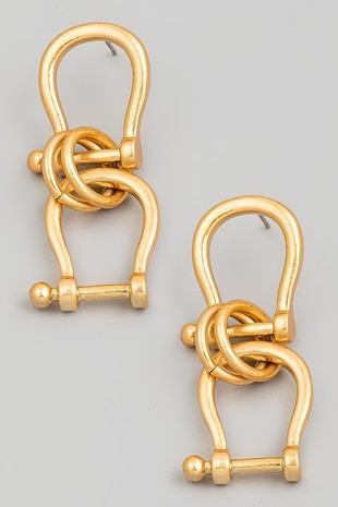 Ladder Chain Dangle Earrings