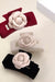 VELVET ROSE RECTANGLE HAIR CLAW CLIPS