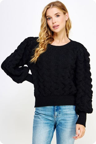 Wave Knit Sweater